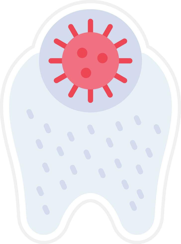 Tooth Infection Vector Icon