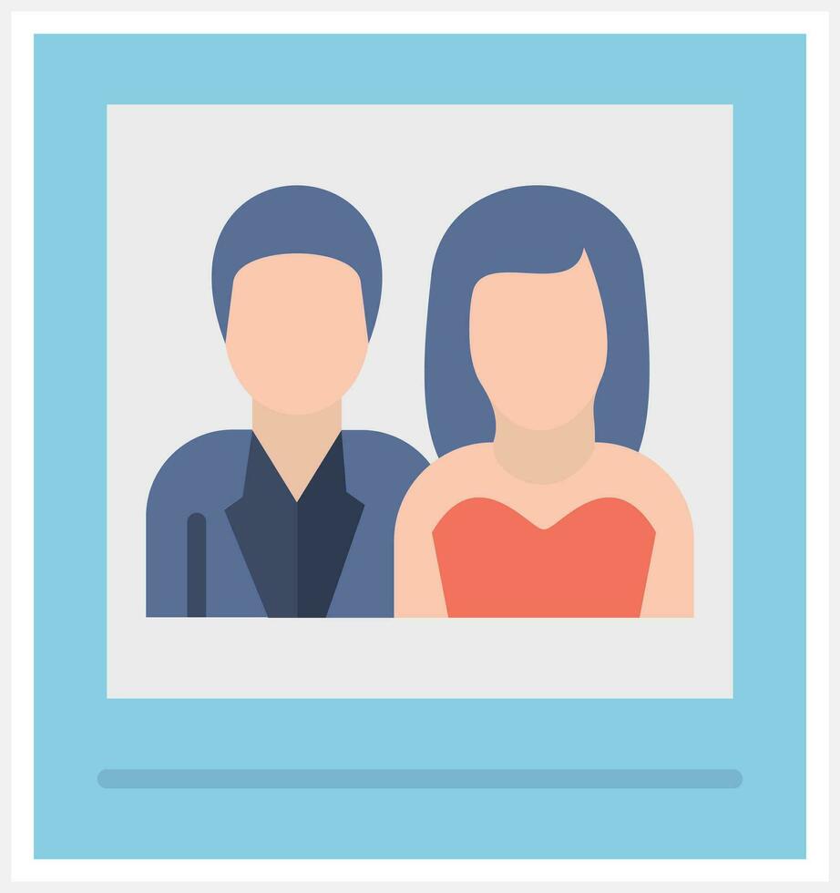 icono de vector de fotos de boda