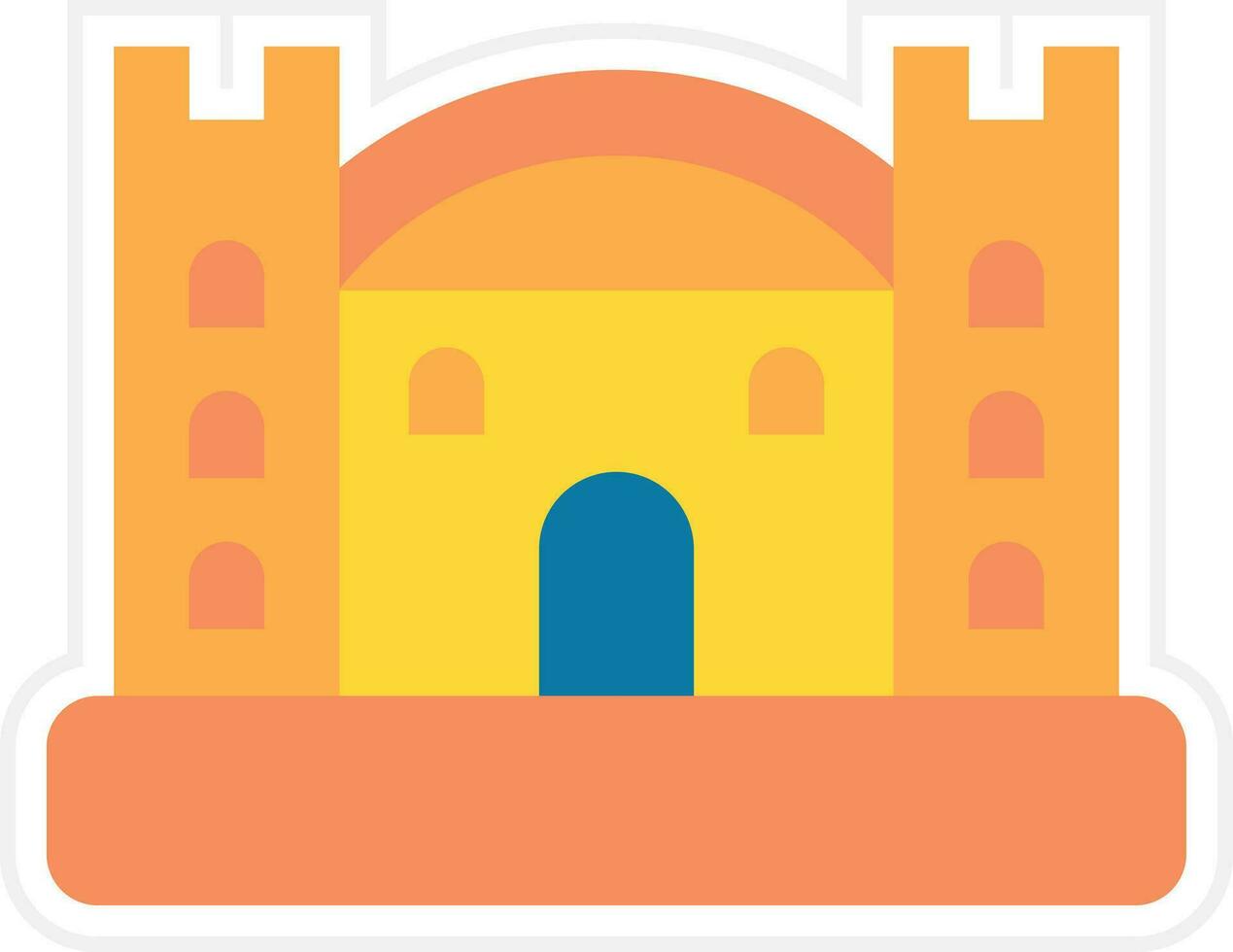 Bouncy Castle Vector Icon