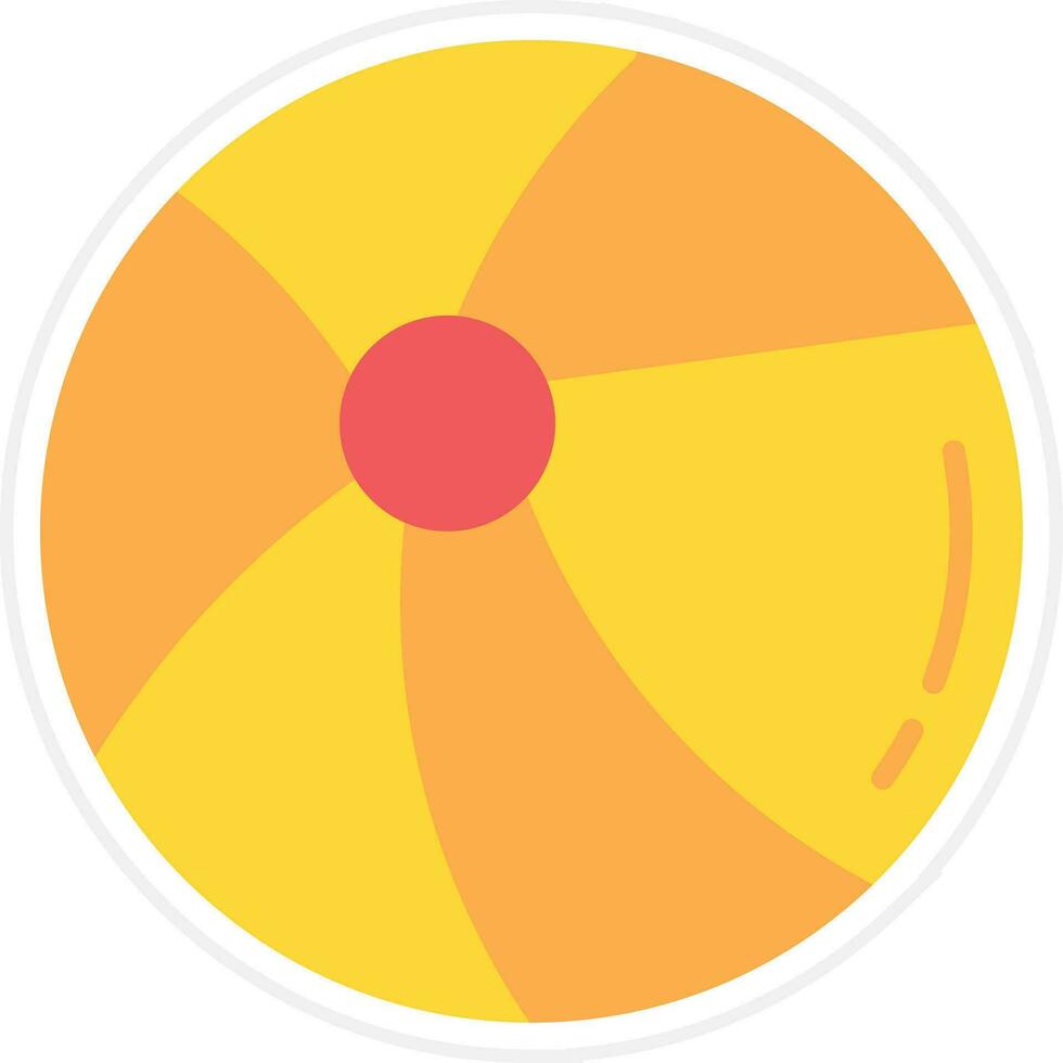 Beach Ball Vector Icon