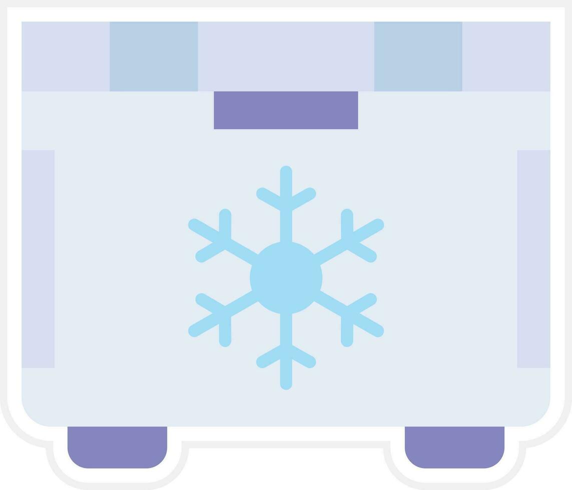 Freezer Vector Icon