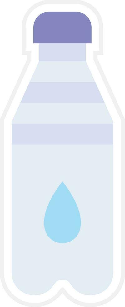 icono de vector de botella de agua