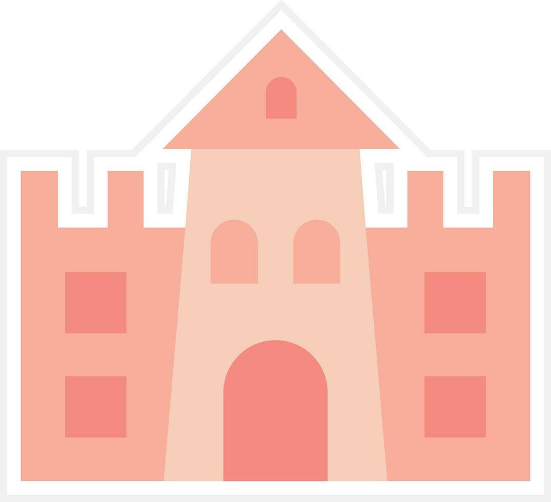 Sand Castle Vector Icon