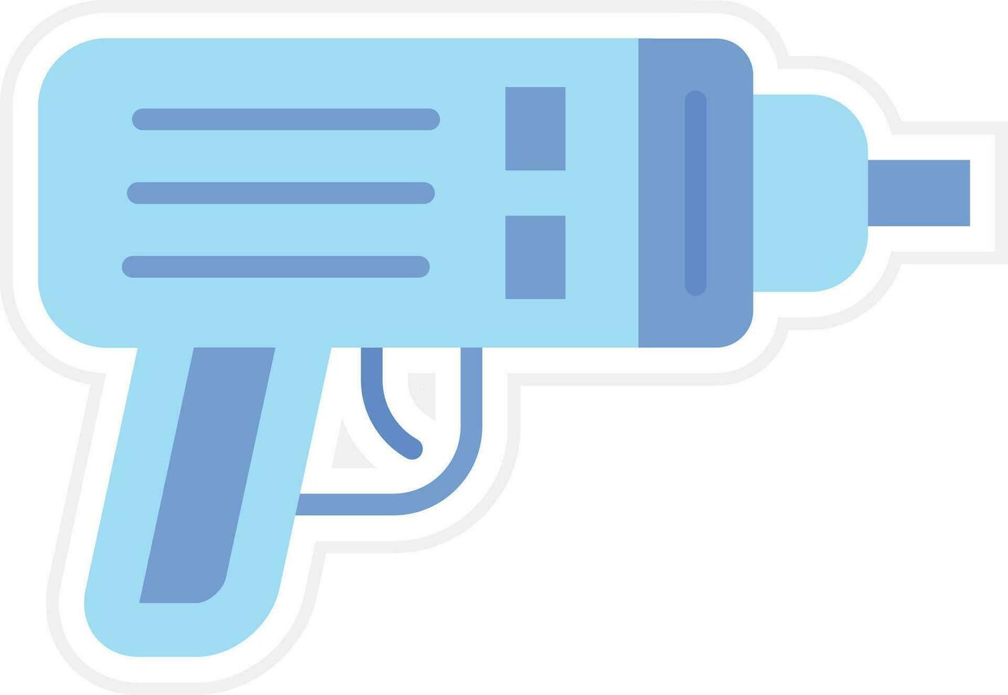 icono de vector de pistola de agua