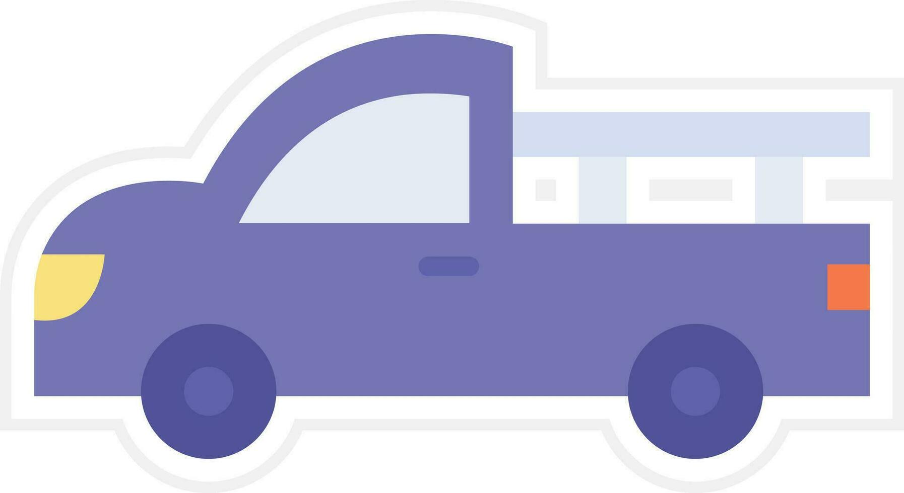 Pickup Truck Vector Icon