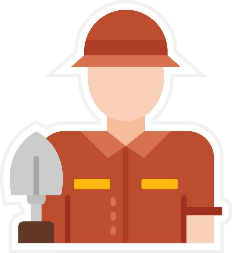 Archaeologist Male Vector Icon