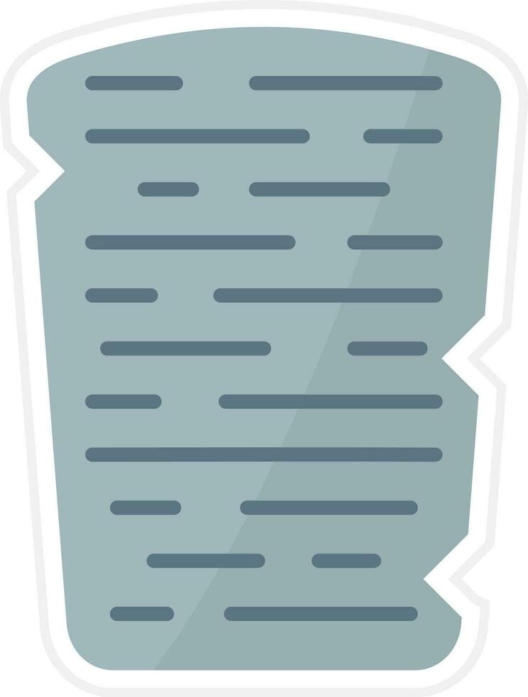 Stone Tablet Vector Icon
