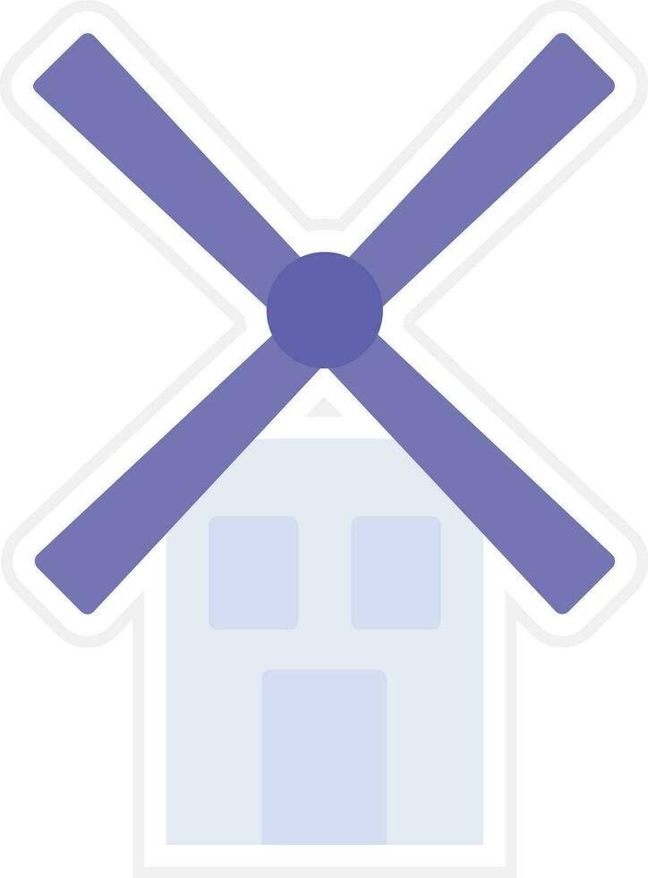 Windmill Vector Icon