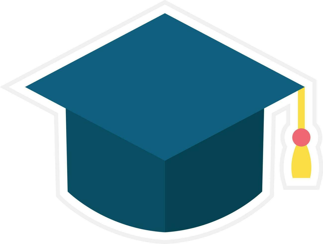 graduado sombrero vector icono