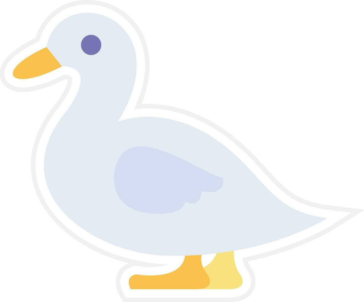 Pato vector icono