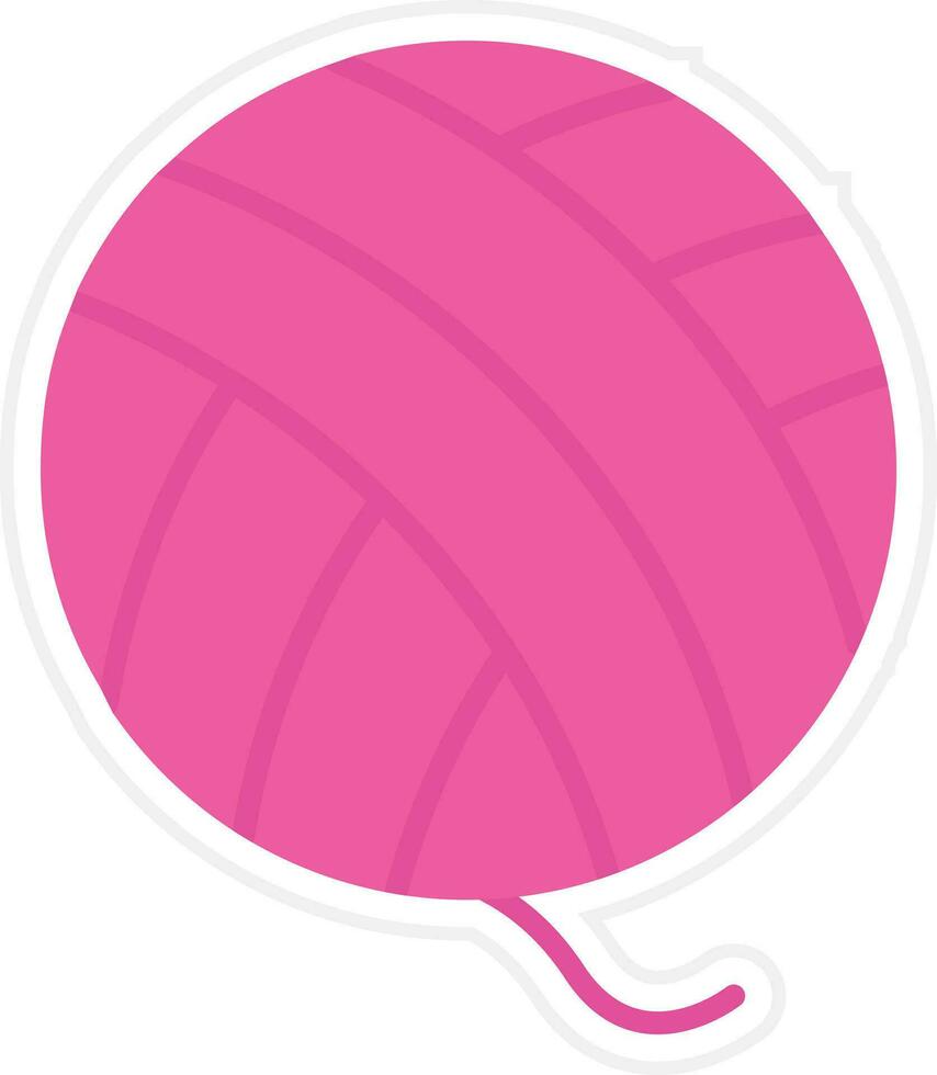 Wool Ball Vector Icon