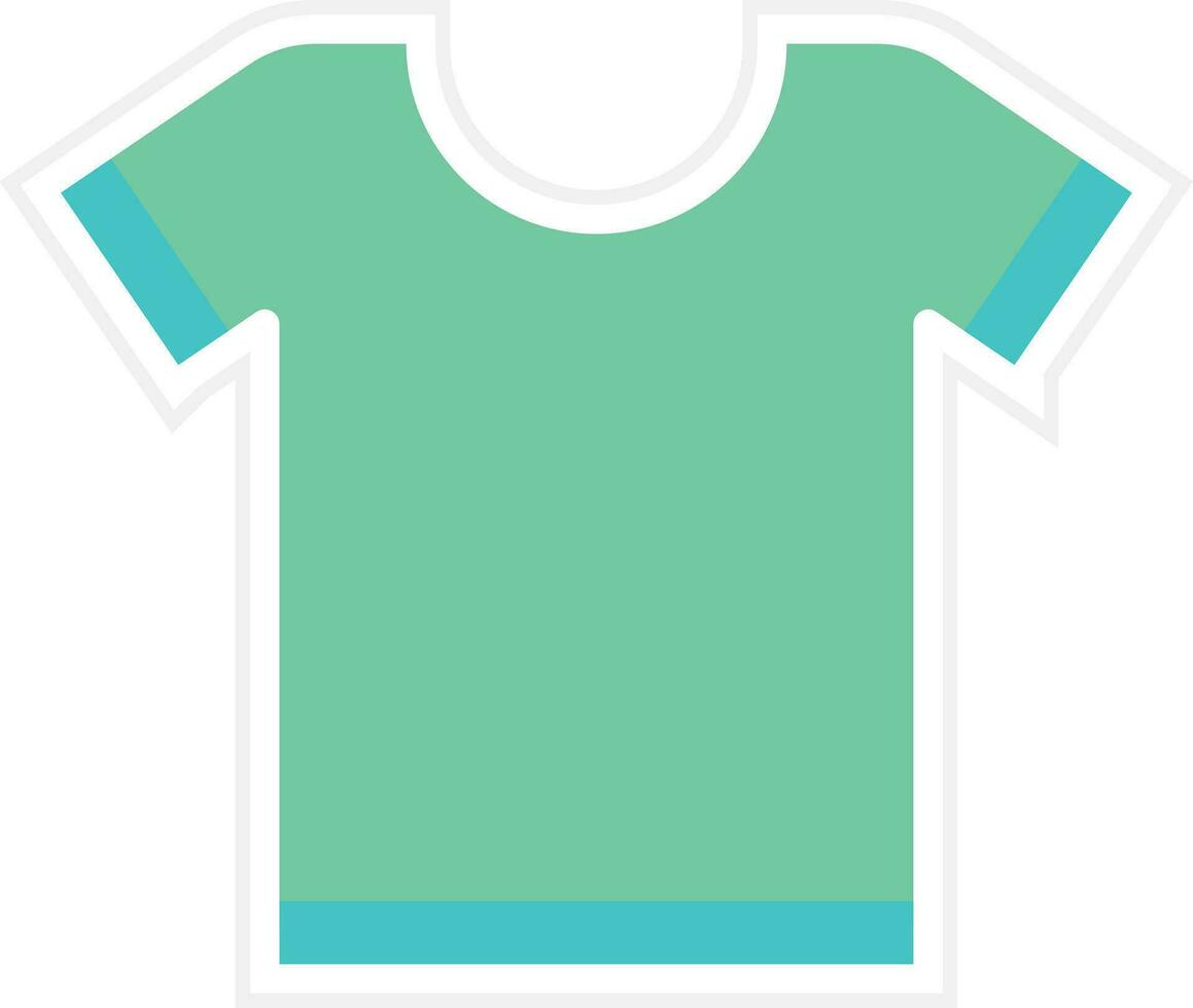 icono de vector de camiseta