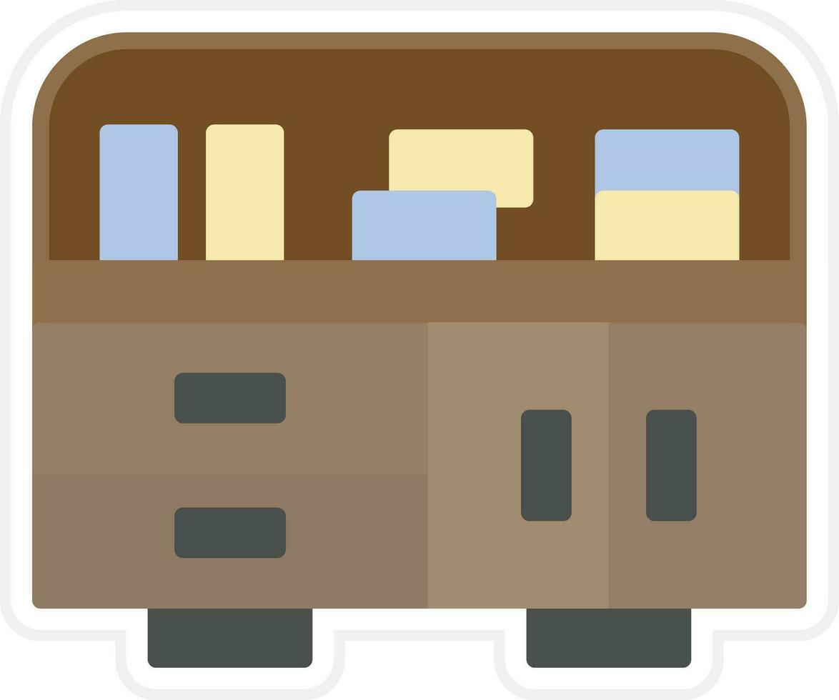 Library Cabinet Vector Icon