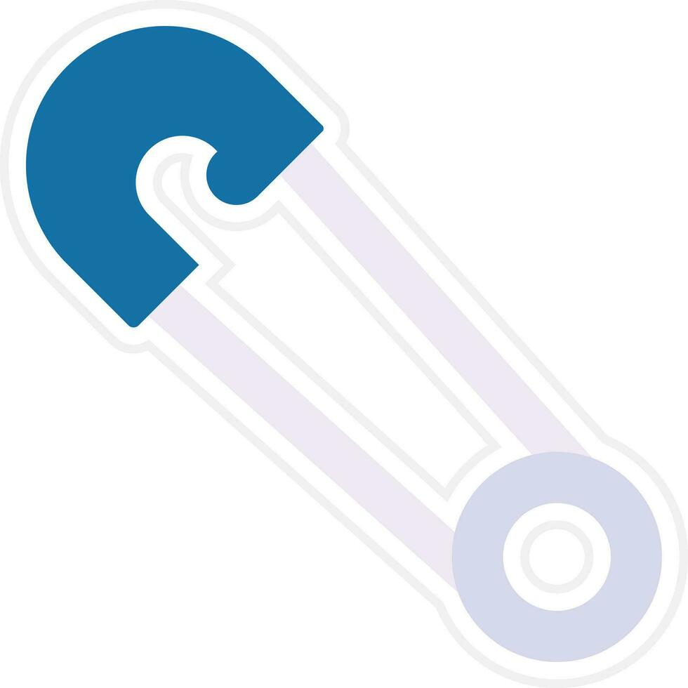 Safety Pin Vector Icon