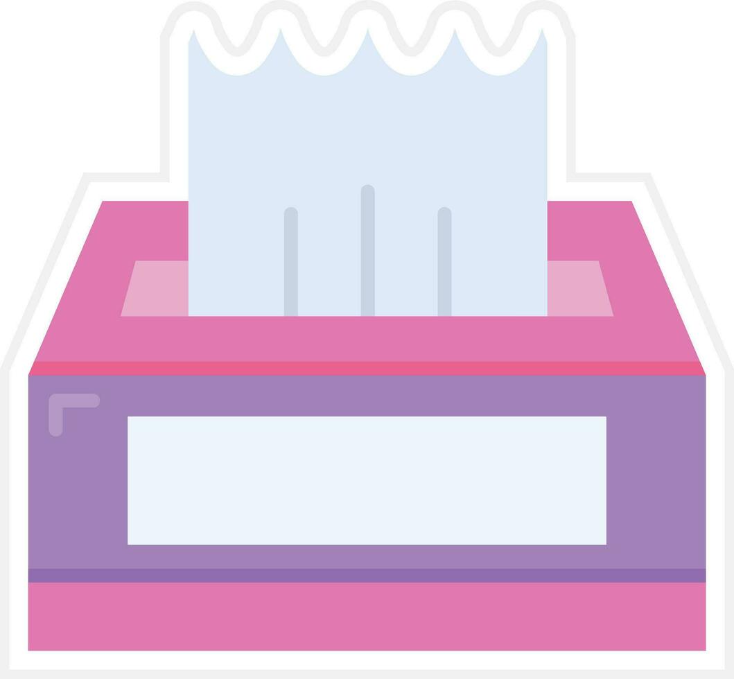 Tissue Box Vector Icon