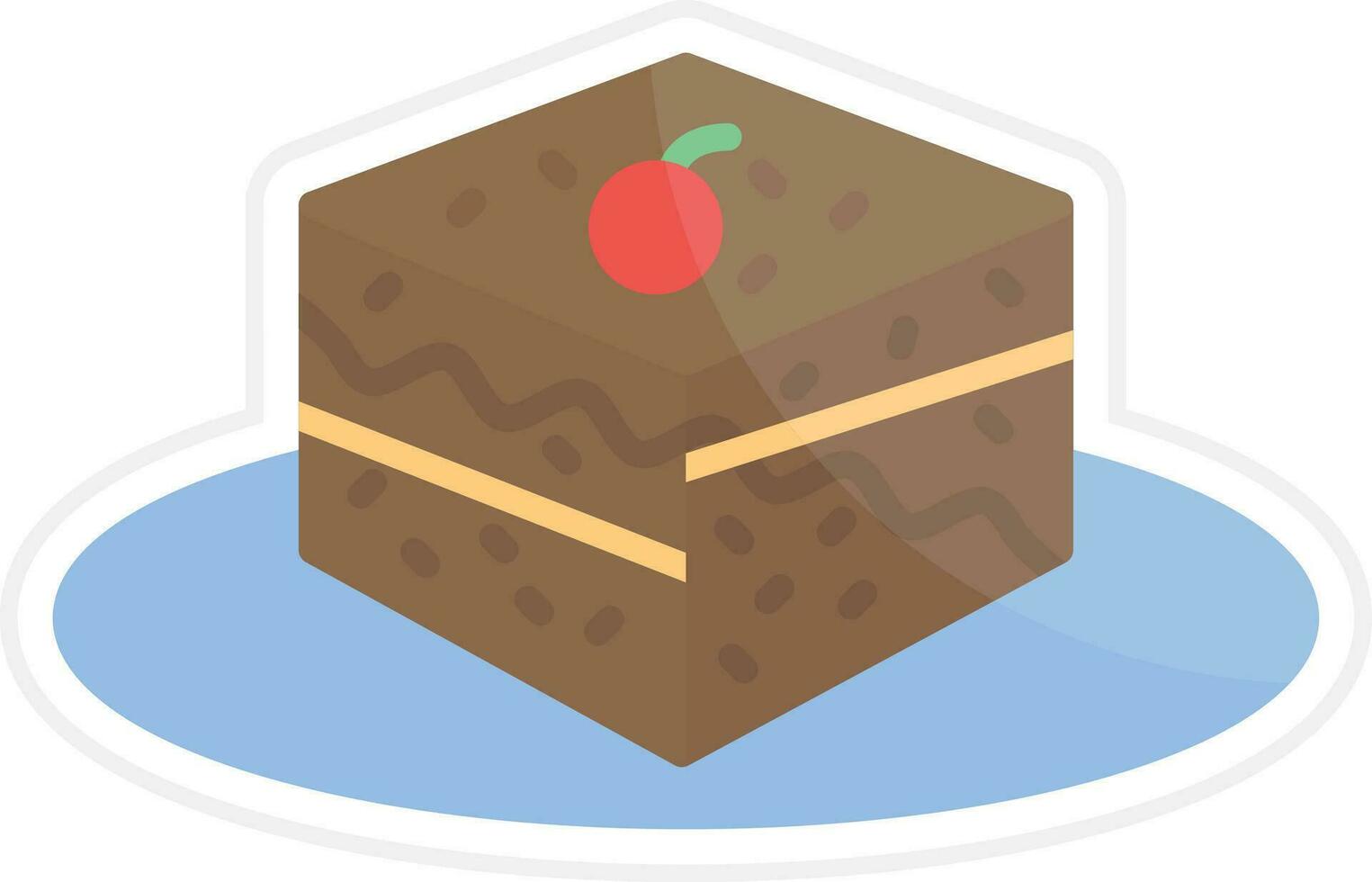 Tiramisu Vector Icon
