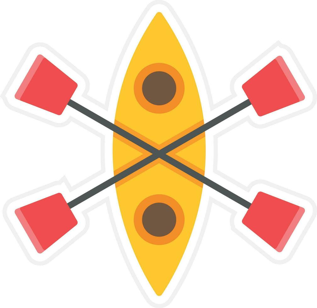 Kayak Vector Icon