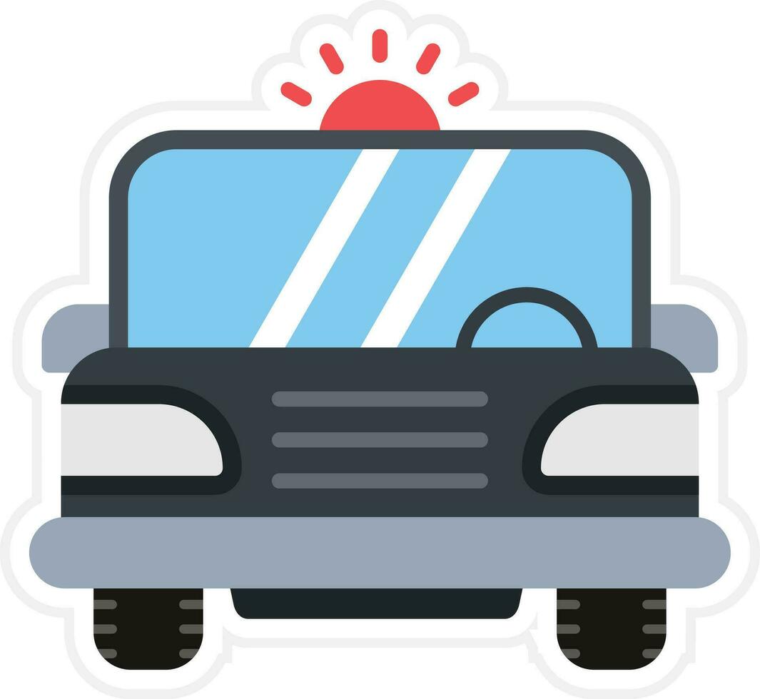 Police Car Vector Icon