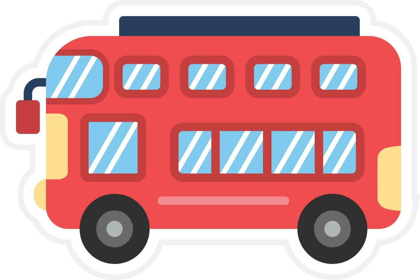 Double Decker Vector Icon