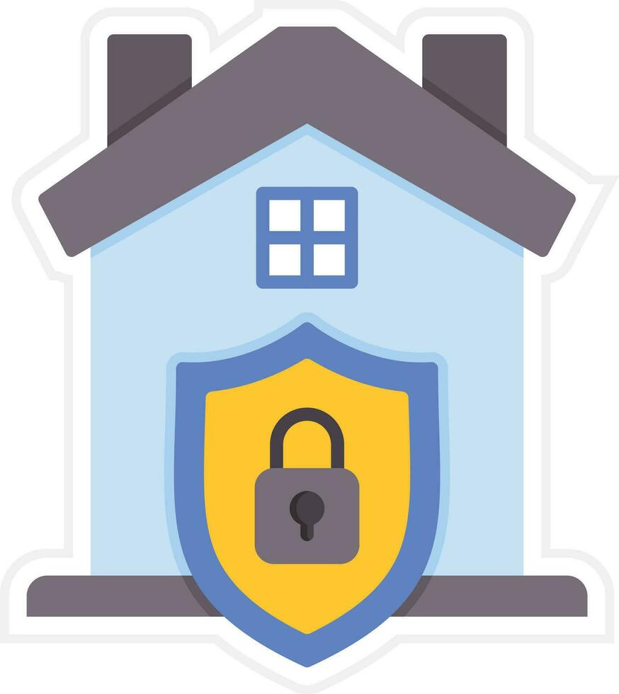 Home Security Vector Icon