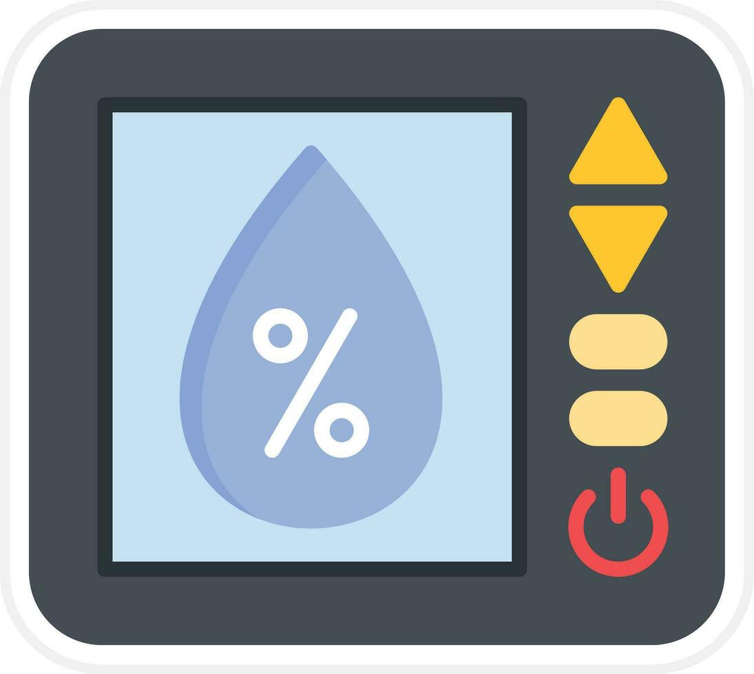 Humidity Sensor Vector Icon