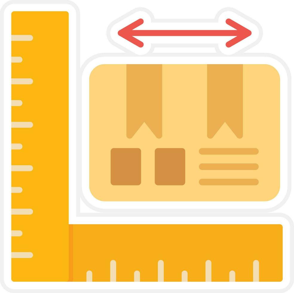 Parcel Size Vector Icon