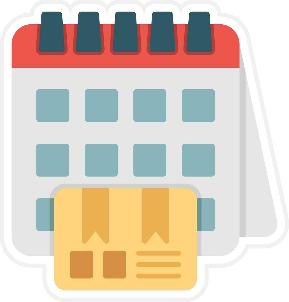 Delivery Schedule Vector Icon
