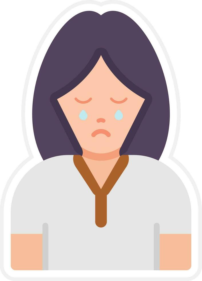 Grief Vector Icon