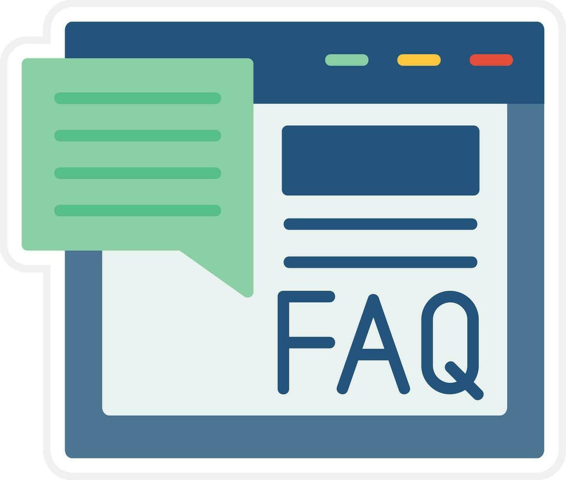 FAQ Vector Icon