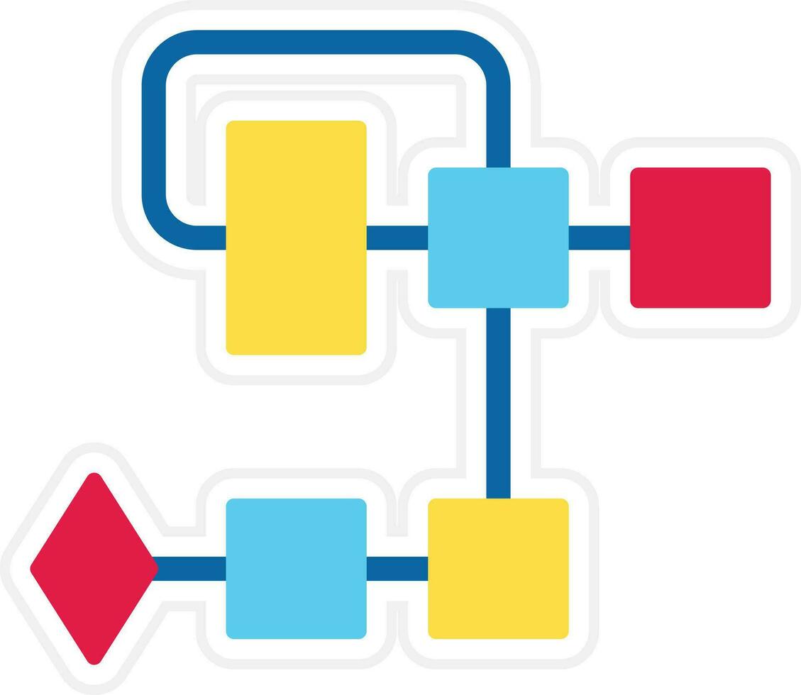 Flowchart Vector Icon