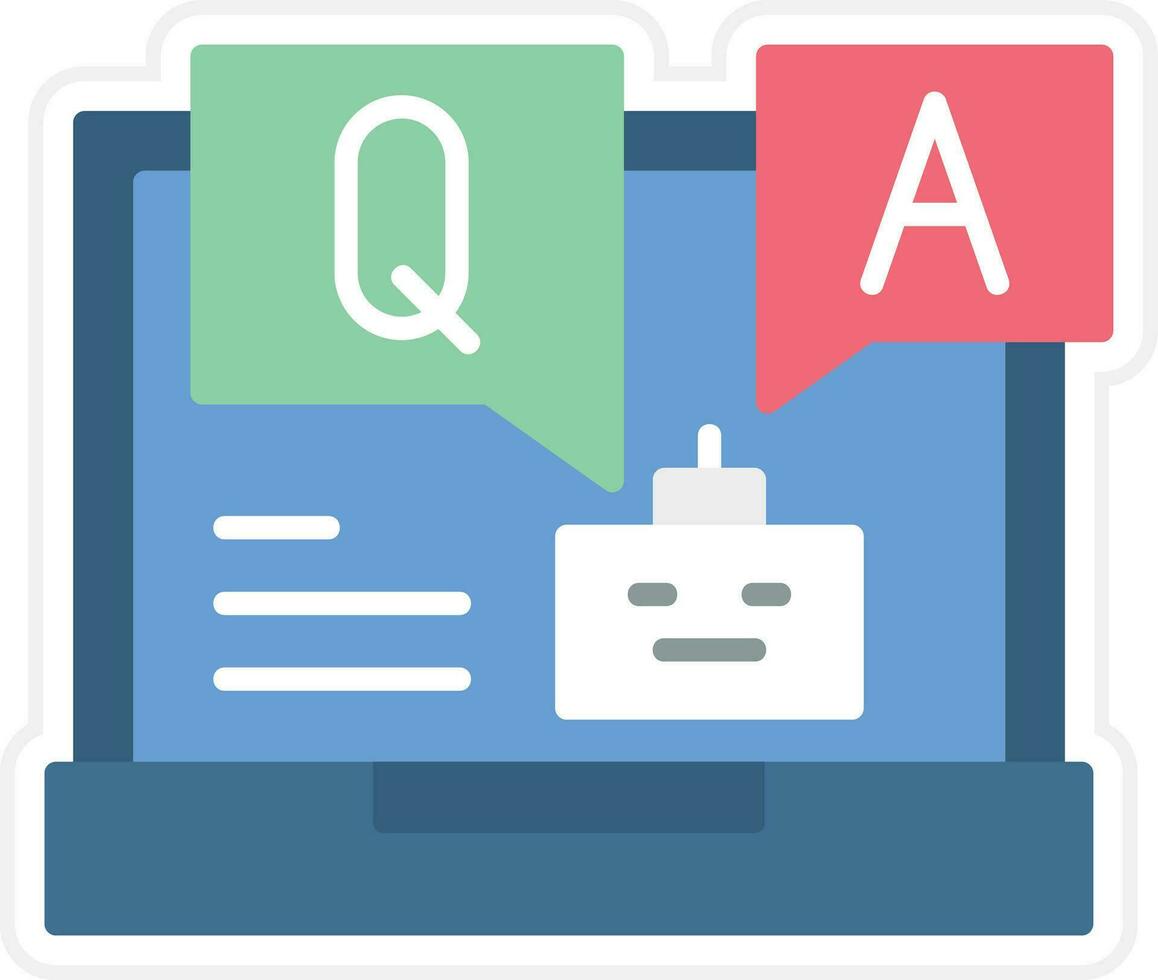 Question and Answer Vector Icon