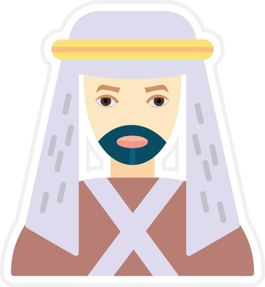 Male Bedouin Vector Icon