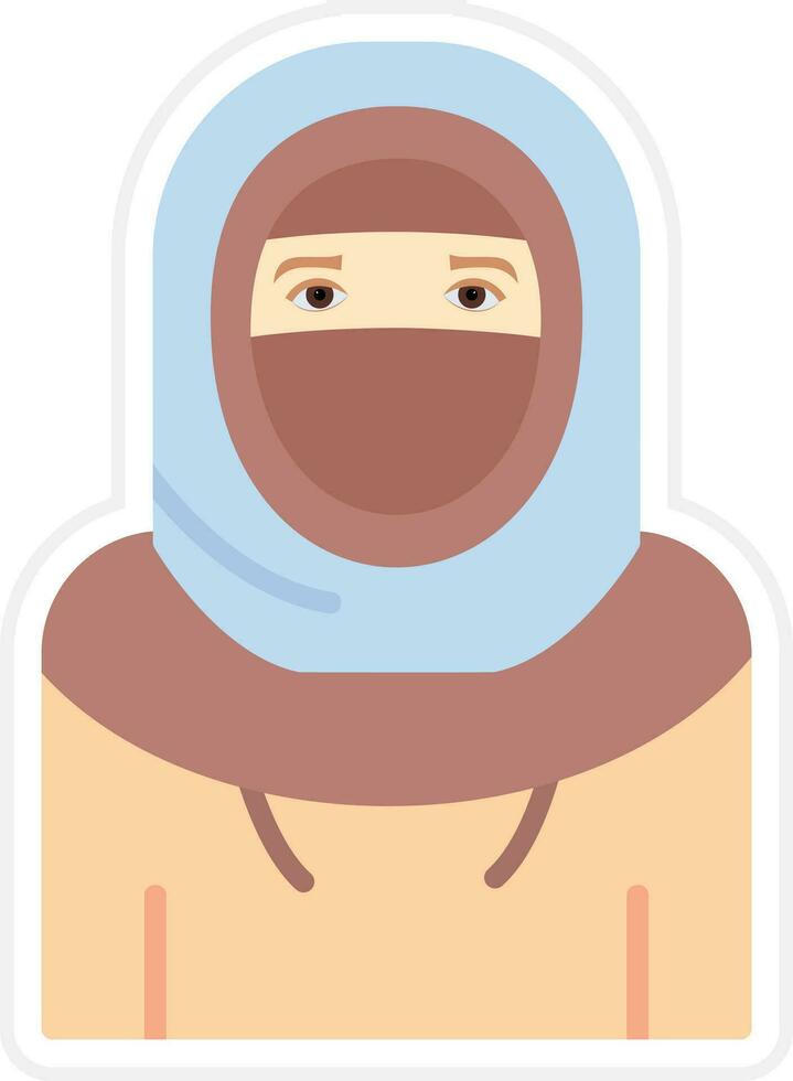 Female Bedouin Vector Icon