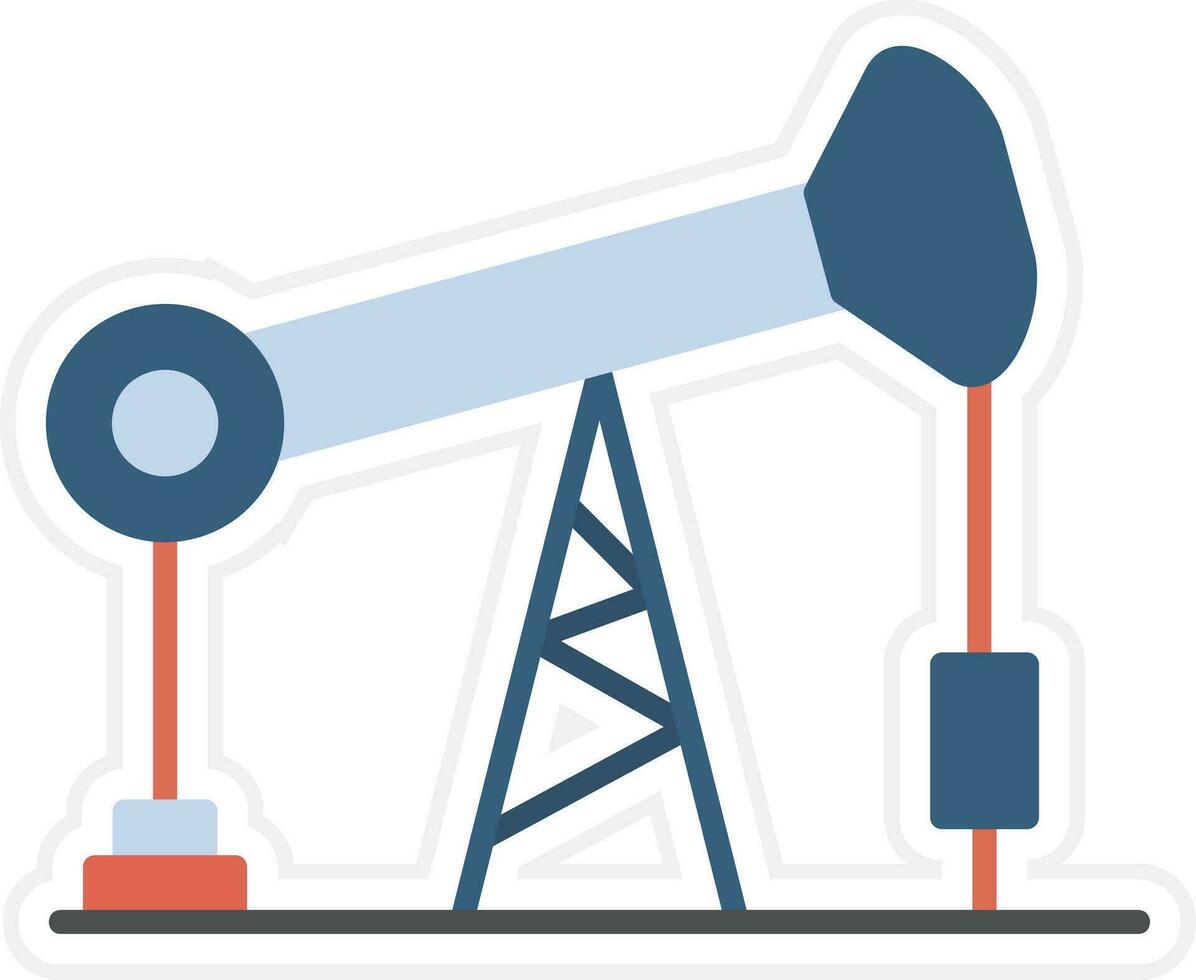 Oil Pump Vector Icon