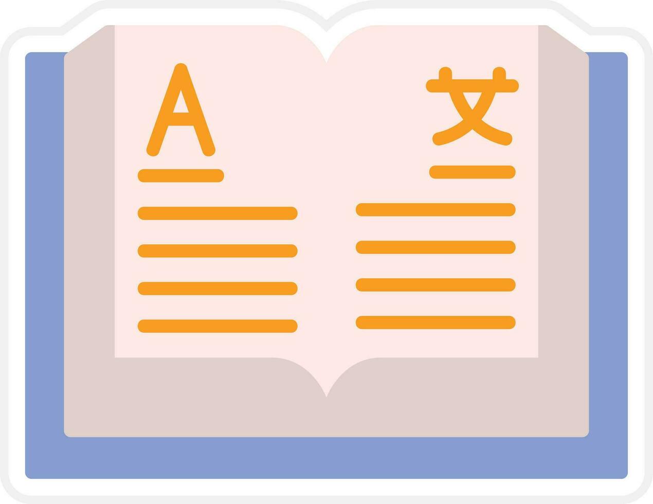 Language Learning Vector Icon