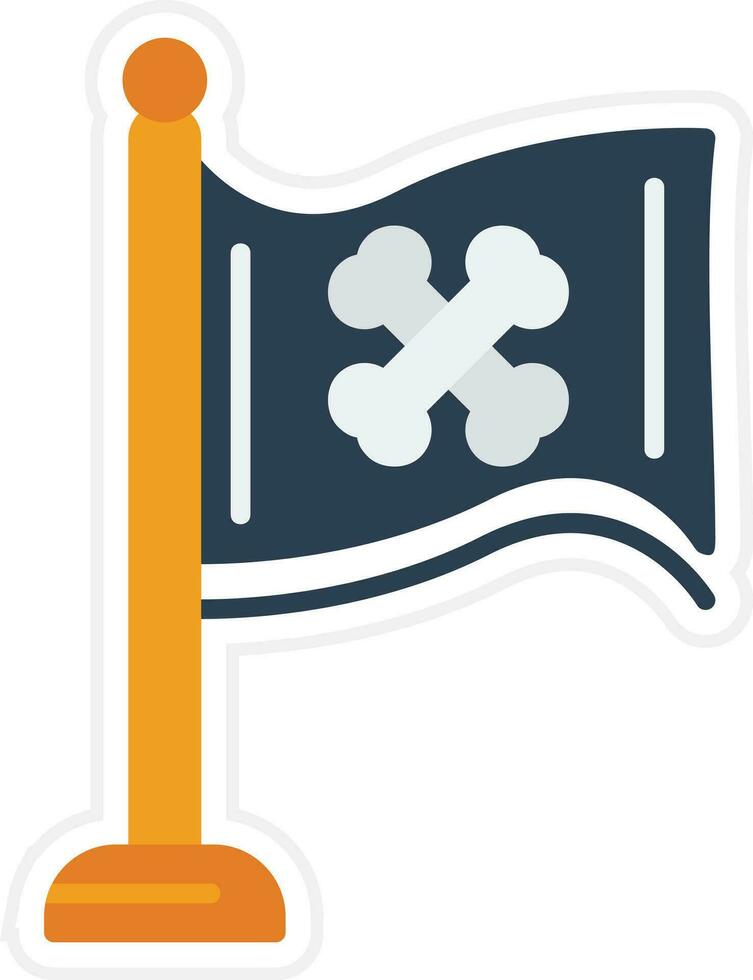 Pirate Flag Vector Icon