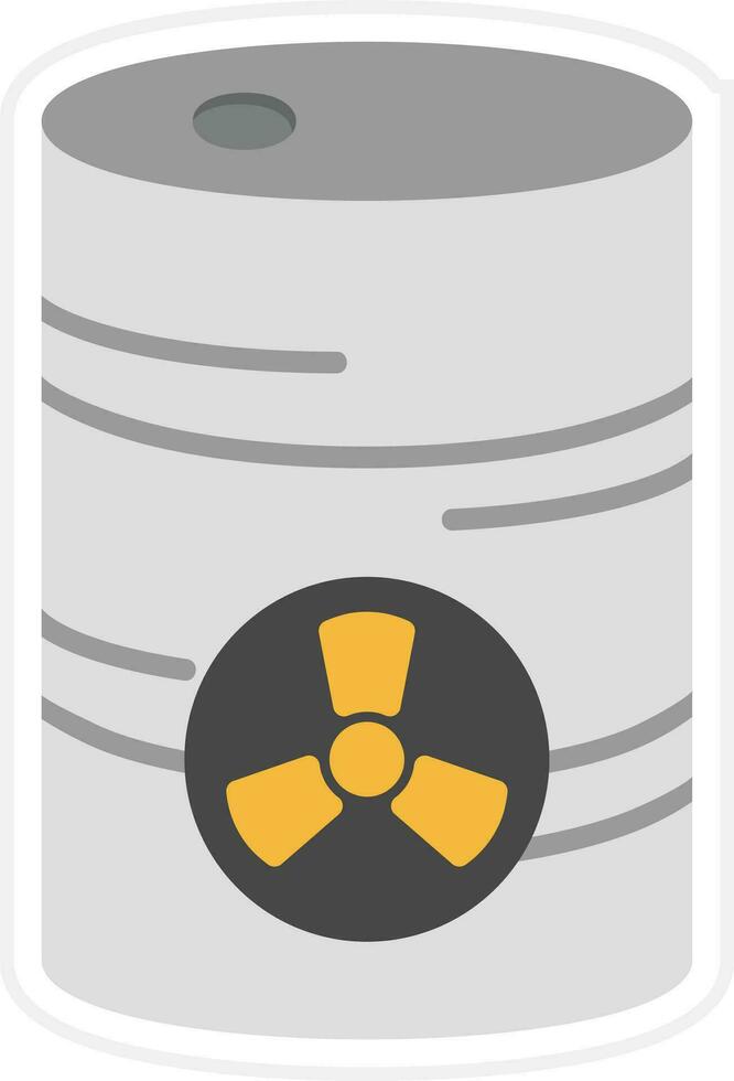 Toxic Waste Vector Icon