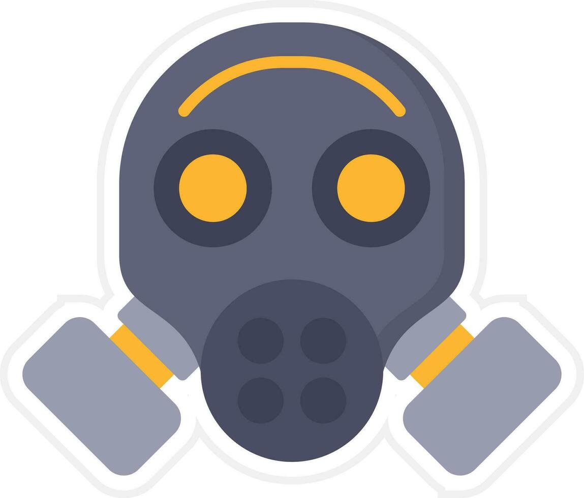 Gas Mask Vector Icon