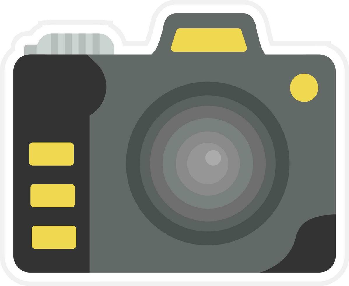 icono de vector de cámara dslr