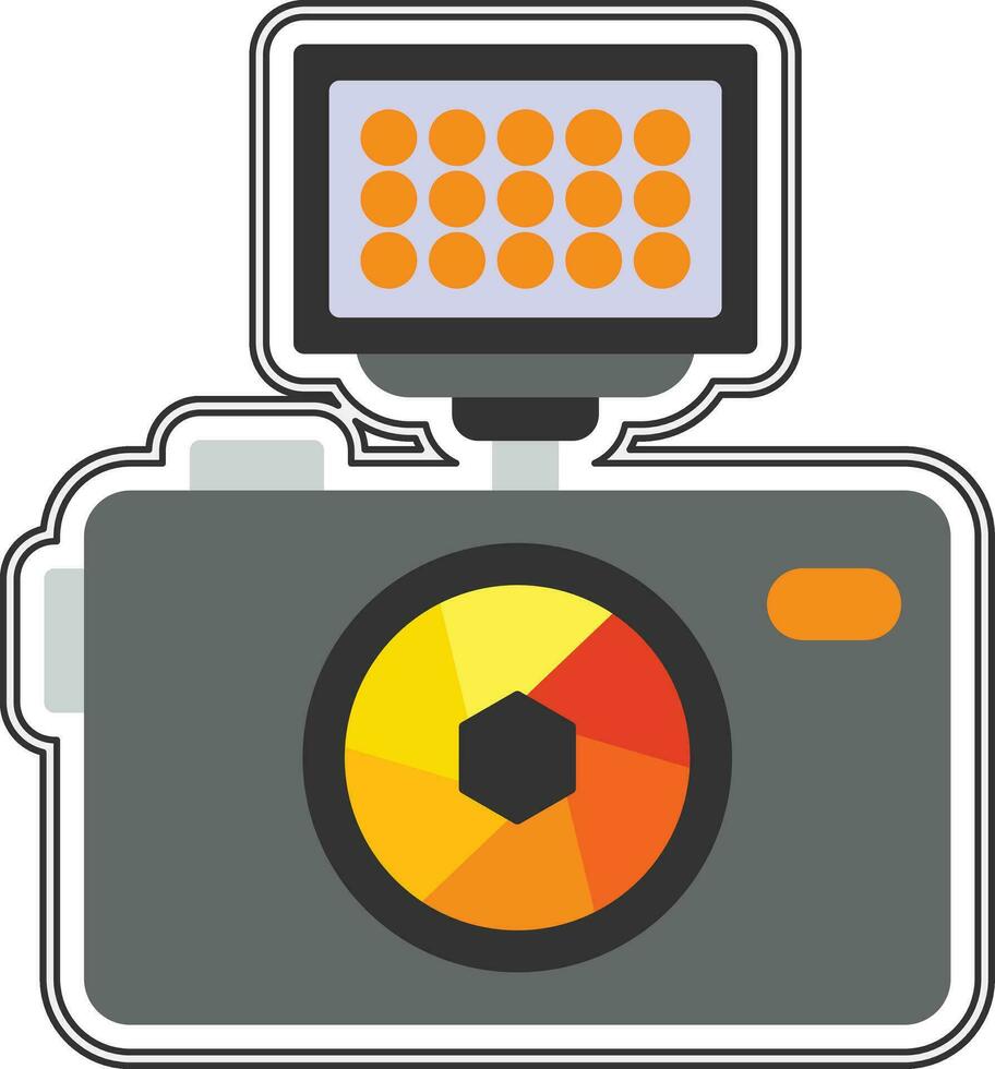 Led Camera Vector Icon