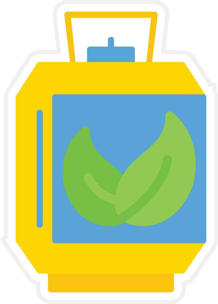 Biogas Cylinder Vector Icon