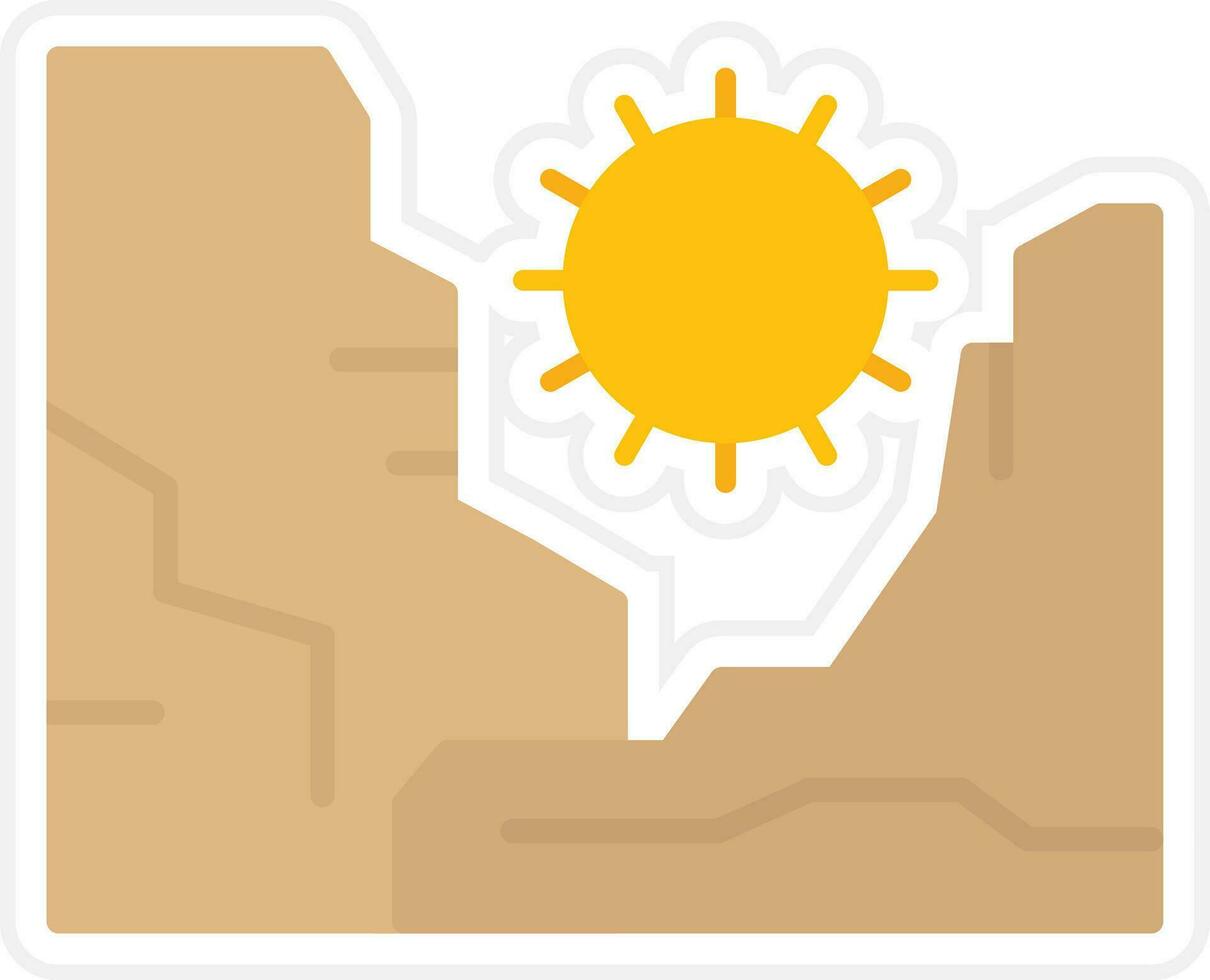 Grand Canyon Vector Icon