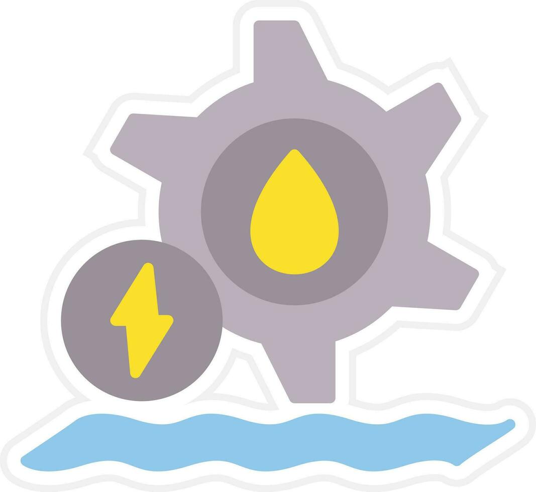 Hydro Power Vector Icon