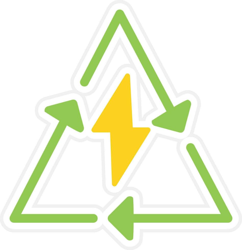 Recycle Energy Vector Icon
