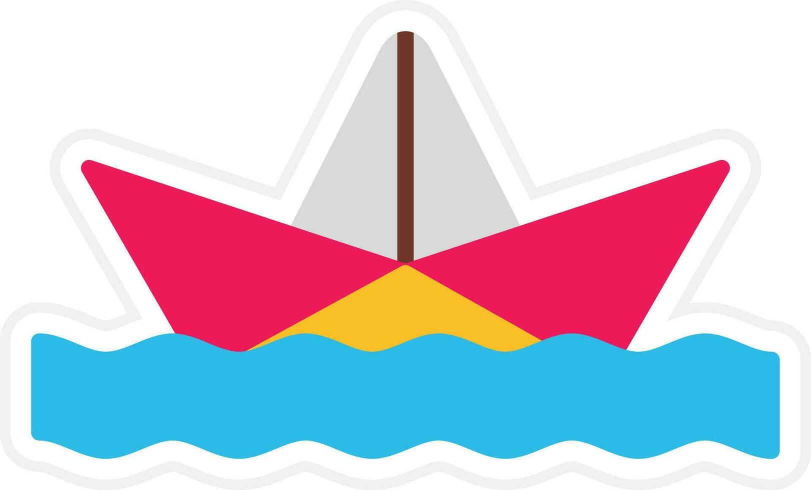 Paper Boat Vector Icon