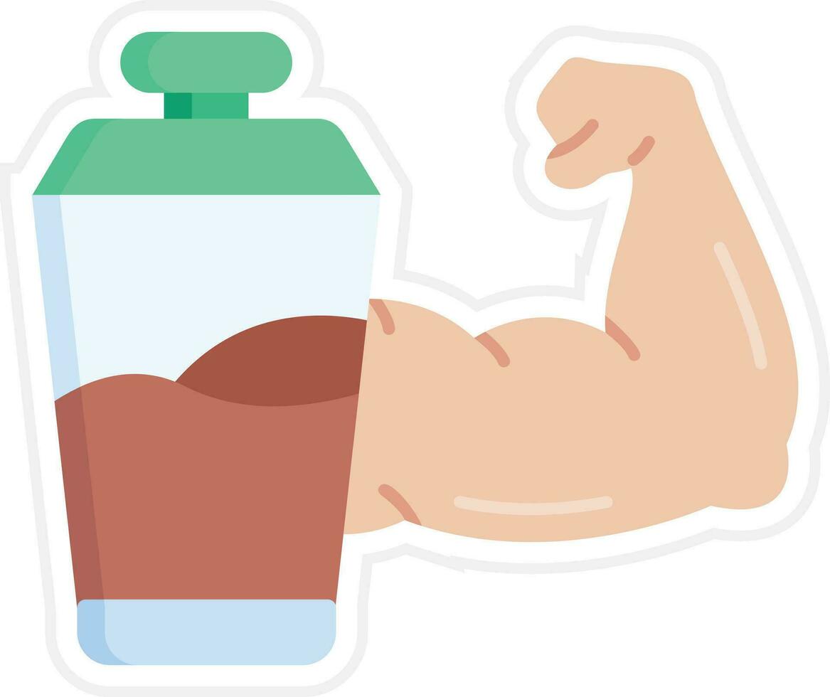 Protein Shake Vector Icon