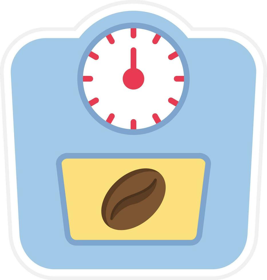 café escala vector icono