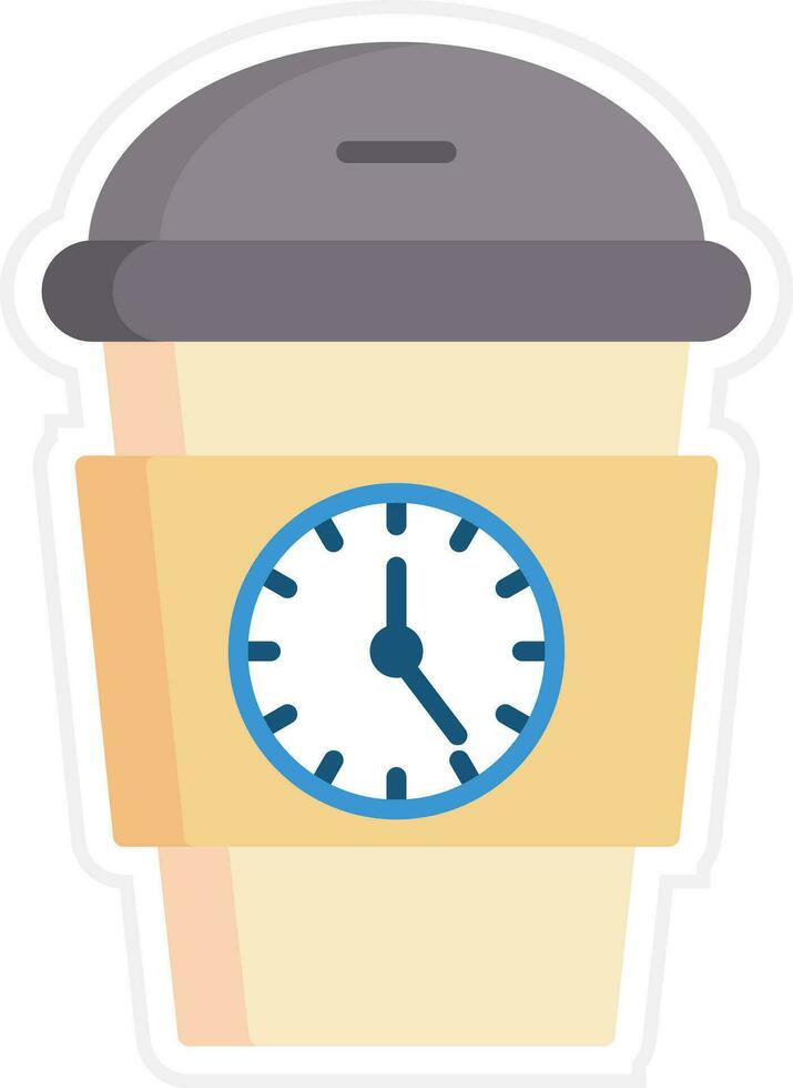 Coffee Time Vector Icon