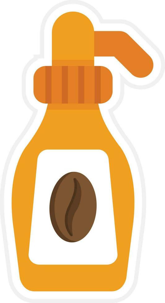 Coffee Syrup Vector Icon