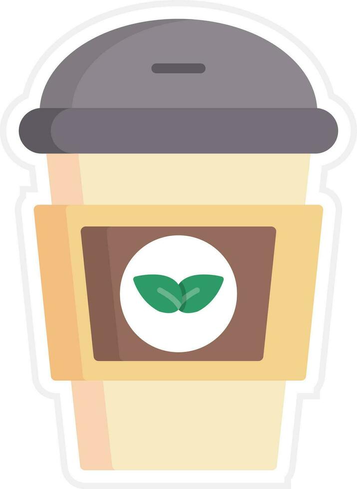 menta café vector icono